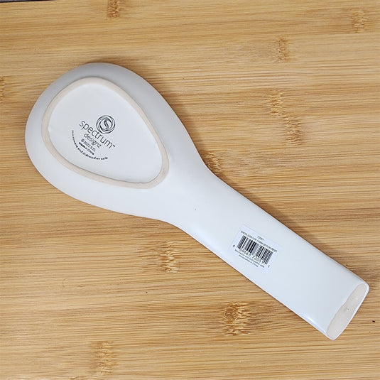 Saddlebrook Farm Spoon Rest Pumpkin Fall Sunflower Ceramic Spectrum Embossed