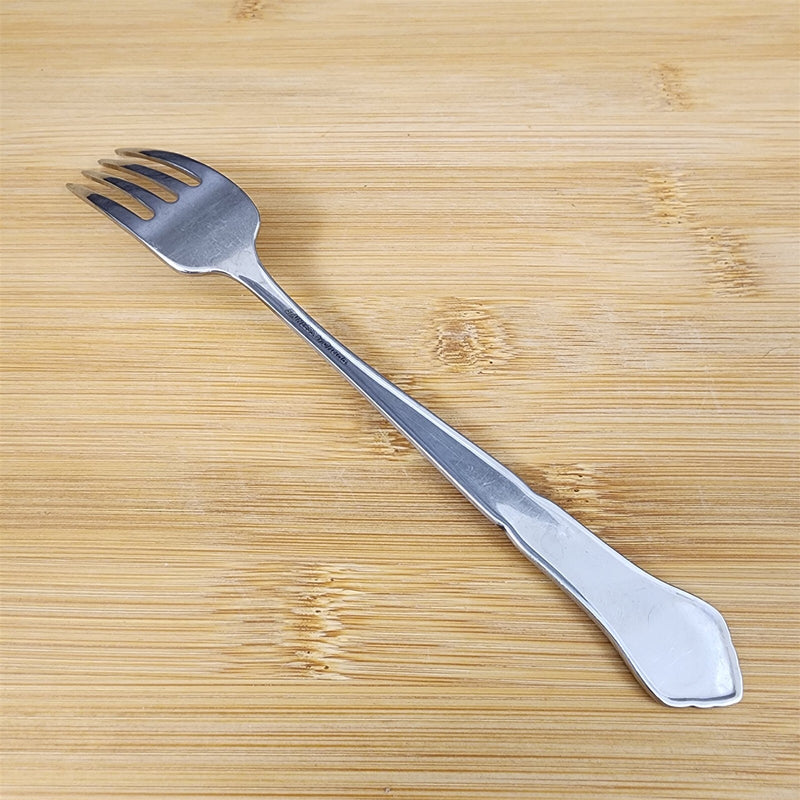 Load image into Gallery viewer, Ashmore Oneida Dinner Fork Stainless Burnished Handle Flatware
