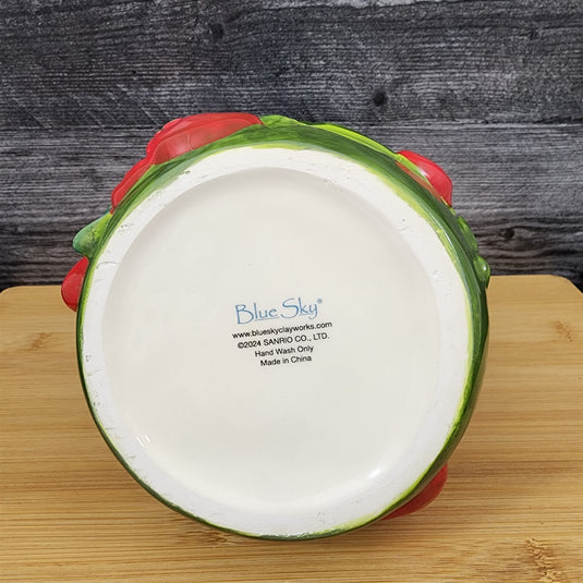 Hello Kitty & My Melody Strawberry Garden Teapot Ceramic Blue Sky Floral Tea Pot