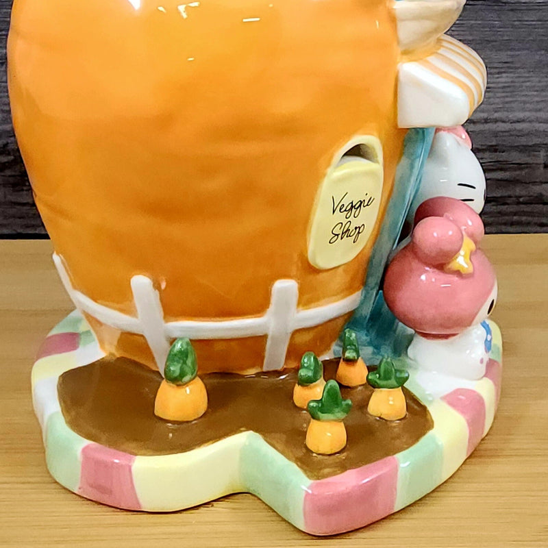 Load image into Gallery viewer, Hello Kitty and Friends Carrot Candle House Tealight Holder Blue Sky Ceramic
