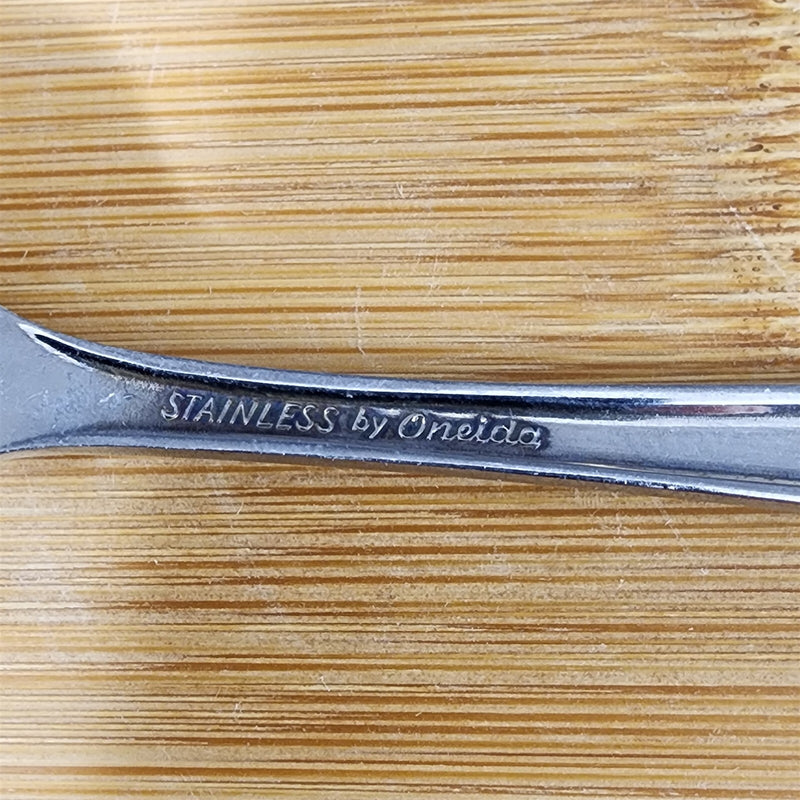 Load image into Gallery viewer, Ashmore Oneida Solid Gravy Ladle Spoon Stainless Burnished Handle Flatware
