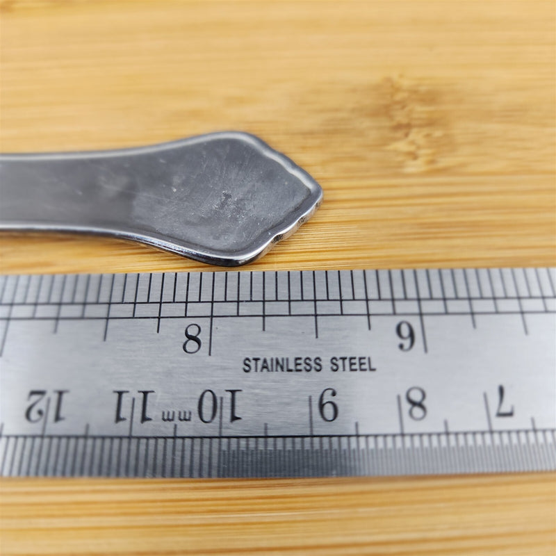 Load image into Gallery viewer, Ashmore Oneida Pierced Tablespoon Serving Spoon Stainless Burnished Flatware
