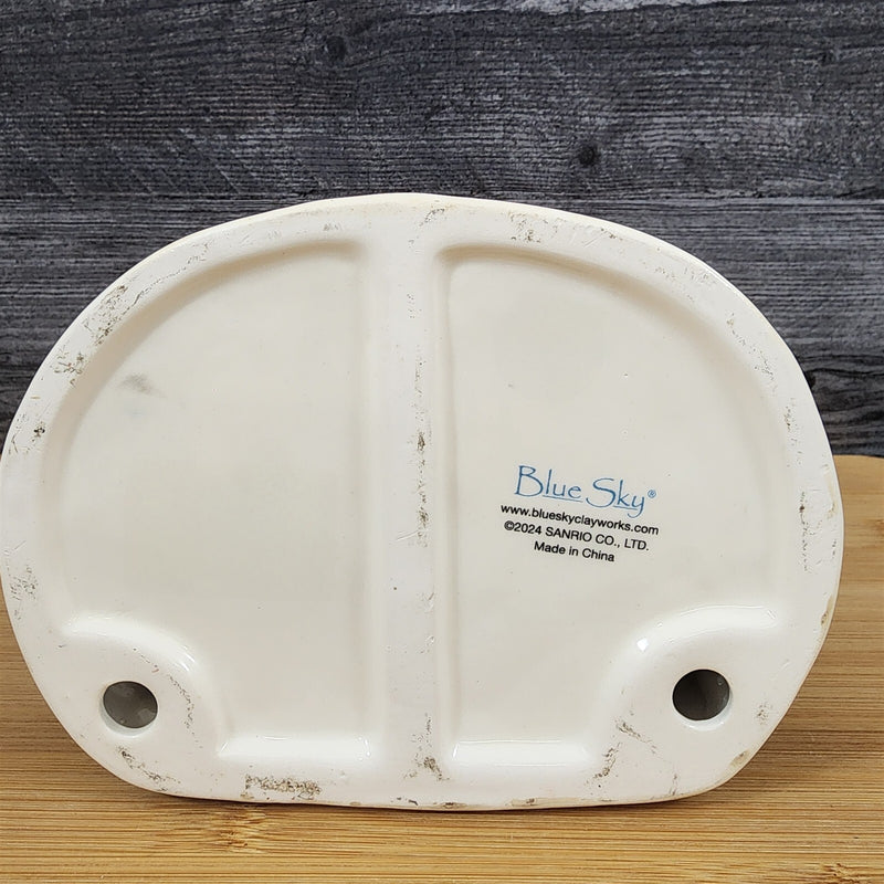 Load image into Gallery viewer, Hello Kitty My Melody Cozy Fireplace Christmas Figurine Ceramic Holiday Blue Sky
