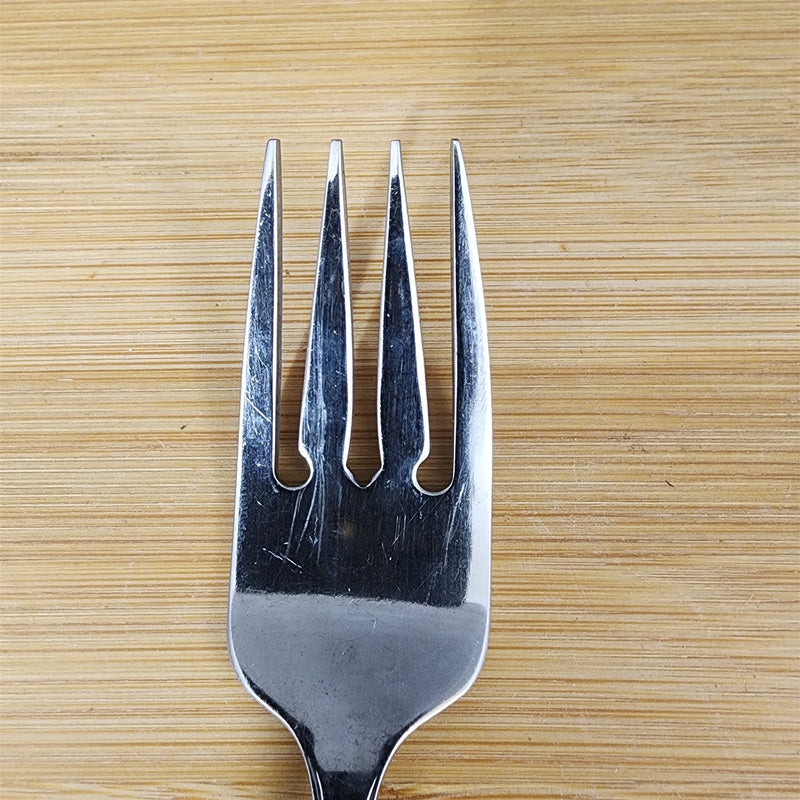 Load image into Gallery viewer, Ashmore Oneida Salad Fork Stainless Burnished Handle Flatware
