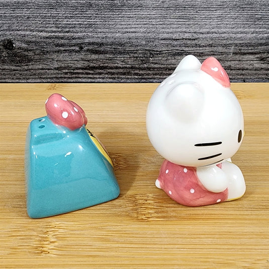 Hello Kitty Phone A Friend Salt Pepper Set Collectible Ceramic by Blue Sky