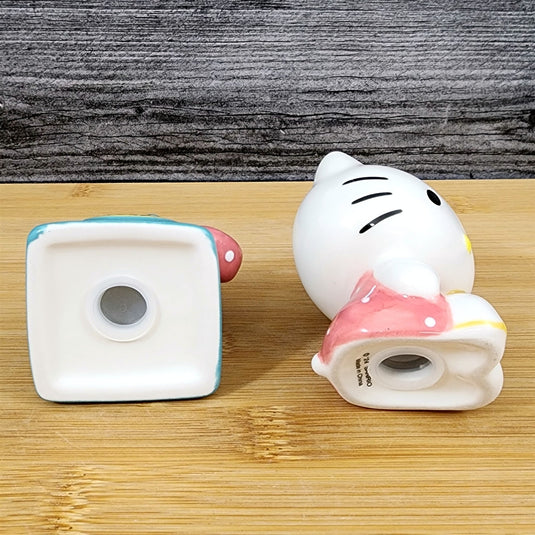 Hello Kitty Phone A Friend Salt Pepper Set Collectible Ceramic by Blue Sky