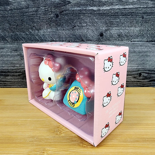 Hello Kitty Phone A Friend Salt Pepper Set Collectible Ceramic by Blue Sky
