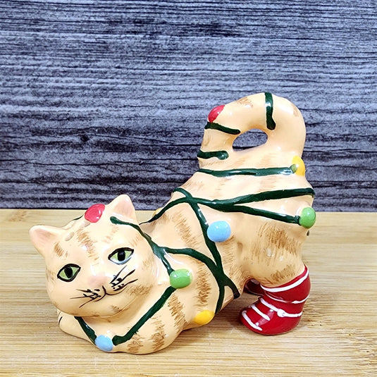 Franny Cat Salt Shaker Replacement Ceramic Blue Sky