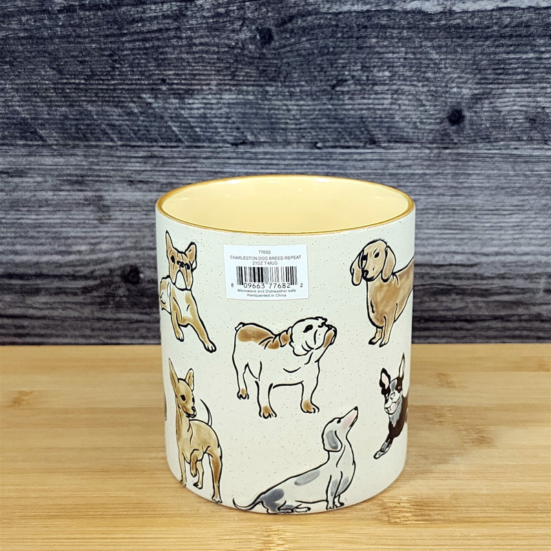 Load image into Gallery viewer, Chihuahua English French Dachshund Dog Coffee Mug Ceramic 21oz Tea Cup Blue Sky
