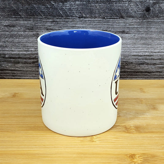 Red White Blue America Mug USA Ceramic Coffee Cup Blue Sky 21oz Patriot