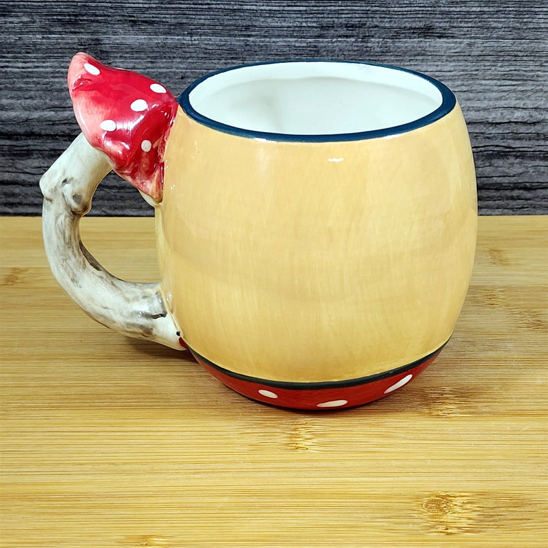Load image into Gallery viewer, Nature Lovers Toadstool Mushroom Coffee Mug 3D Ceramic Tea Cup Blue Sky Goldminc
