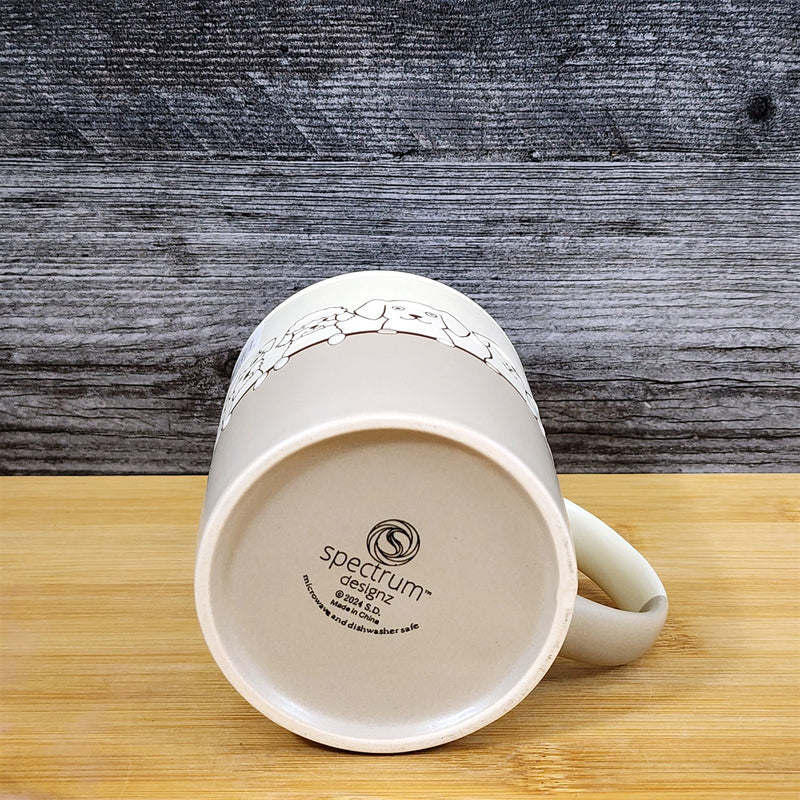 Load image into Gallery viewer, Dog Faces Coffee Mug 16 oz Tea Cup Ceramic Embossed by Blue Sky 16oz
