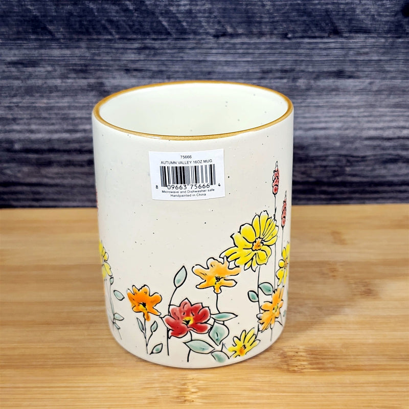 Load image into Gallery viewer, Autumn Valley Coffee Mug Beverage Embossed Tea Cup 16oz 473ml by Blue Sky
