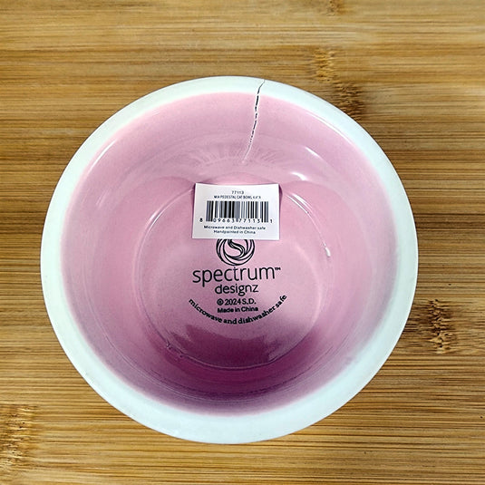 Cat Food Water Bowl Elevated Pedestal Raised Pink Dish Ceramic Blue Sky