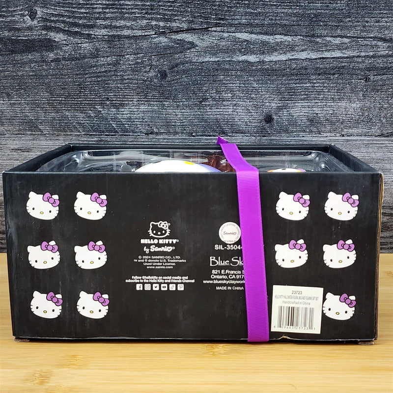 Load image into Gallery viewer, Hello Kitty Halloween Mug &amp; Ghost Figurine Ceramic White Coffee Tea Cup Blue Sky
