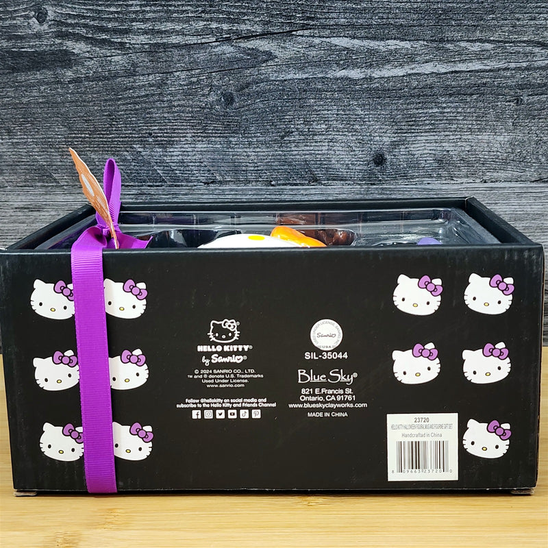 Load image into Gallery viewer, Hello Kitty Halloween Mug &amp; Witch Figurine Ceramic Black Coffee Tea Cup Blue Sky
