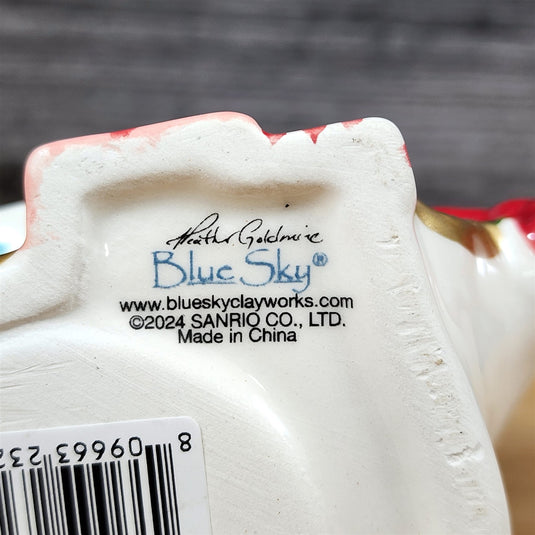 Hello Kitty Wreath & Presents Christmas Candle House Ceramic Blue Sky Goldminc