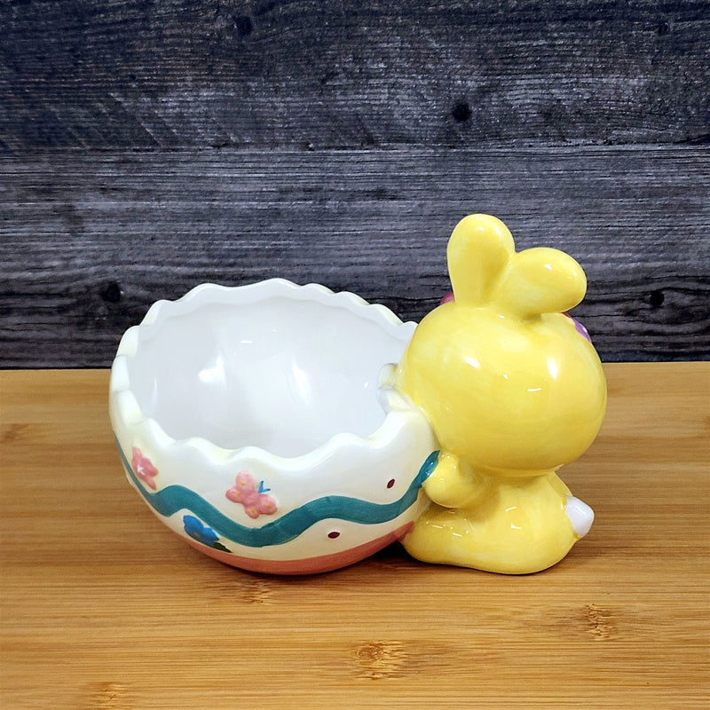 Load image into Gallery viewer, Hello Kitty Bunny Egg Bowl for Candy Snacks Ceramic Blue Sky
