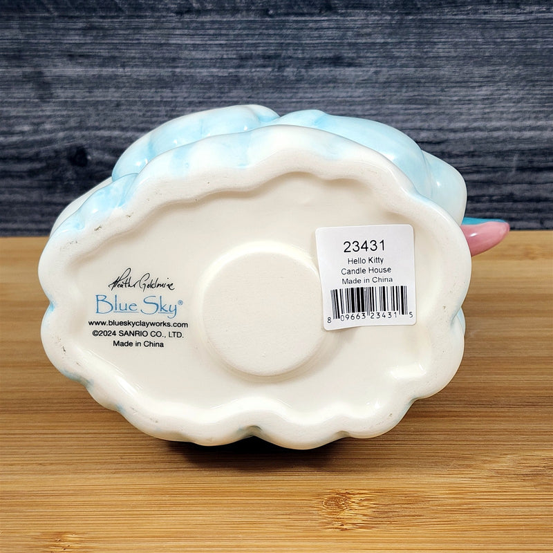 Load image into Gallery viewer, Hello Kitty and Unicorn Friend Candle House Ceramic Tea light Blue Sky Goldminc
