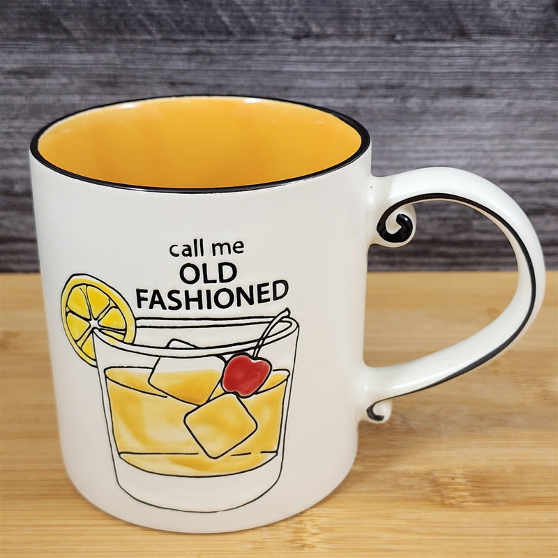Load image into Gallery viewer, Old Fashioned Drink Lover Mug Summer Humor Retro Coffee Tea Cup 21oz Blue Sky
