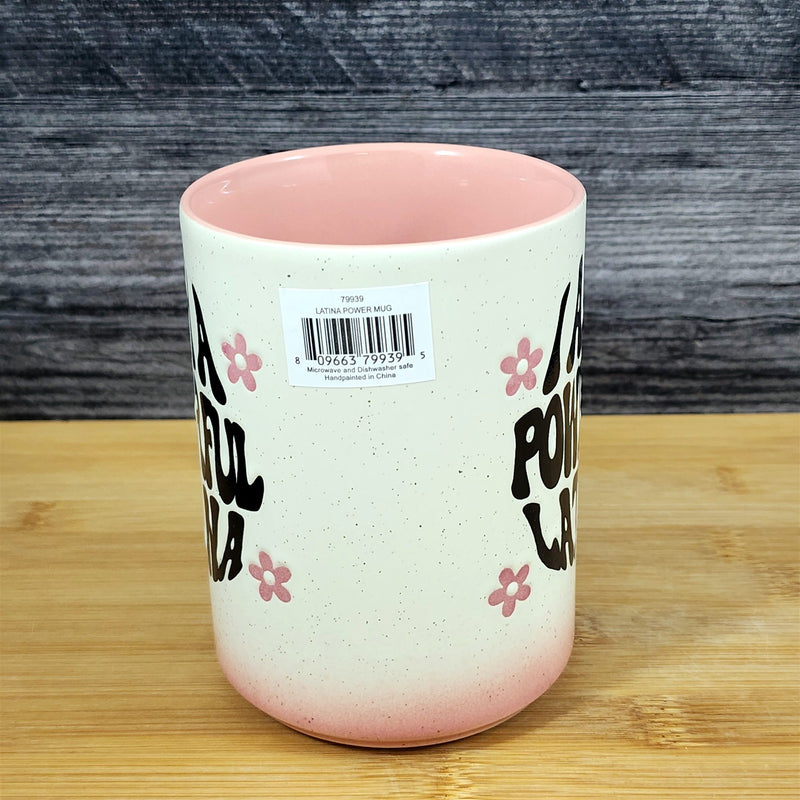 Load image into Gallery viewer, Latina Power Inspirational Mug Ceramic Coffee Tea Cup Pink by Blue Sky
