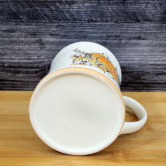 Autumn Pumpkin Coffee Mug, Fall Season Tea Cup, Ceramic Harvest by Blue Sky