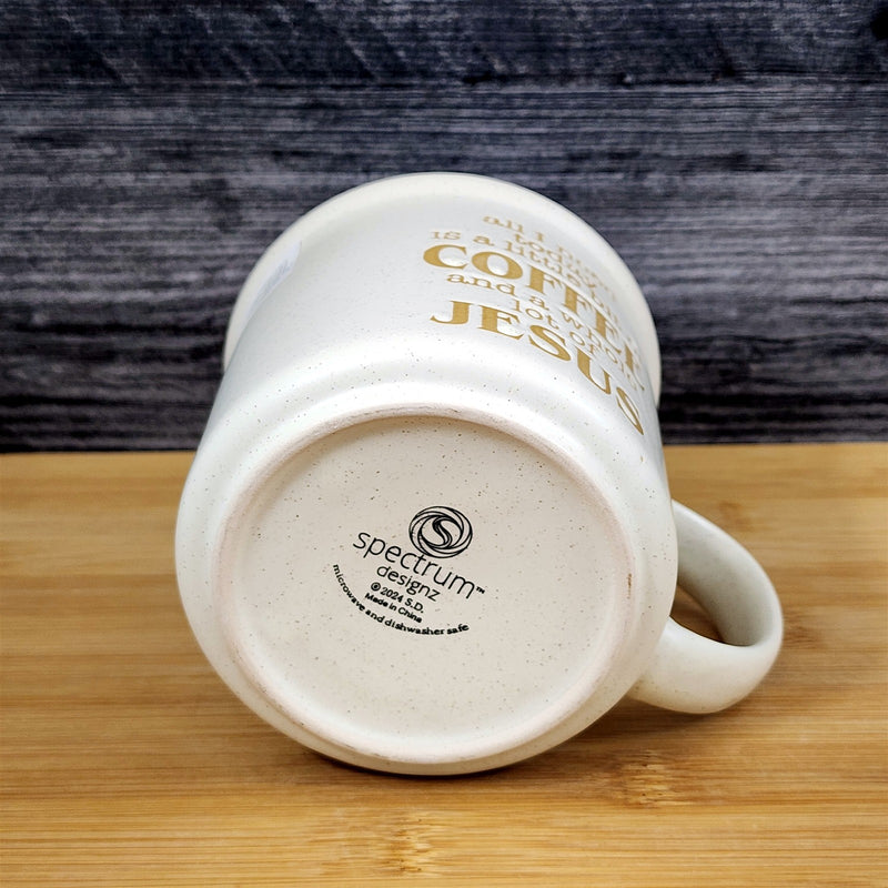 Load image into Gallery viewer, All I Need Is Coffee and Jesus Christian Humor Coffee Mug Tea Cup by Blue Sky
