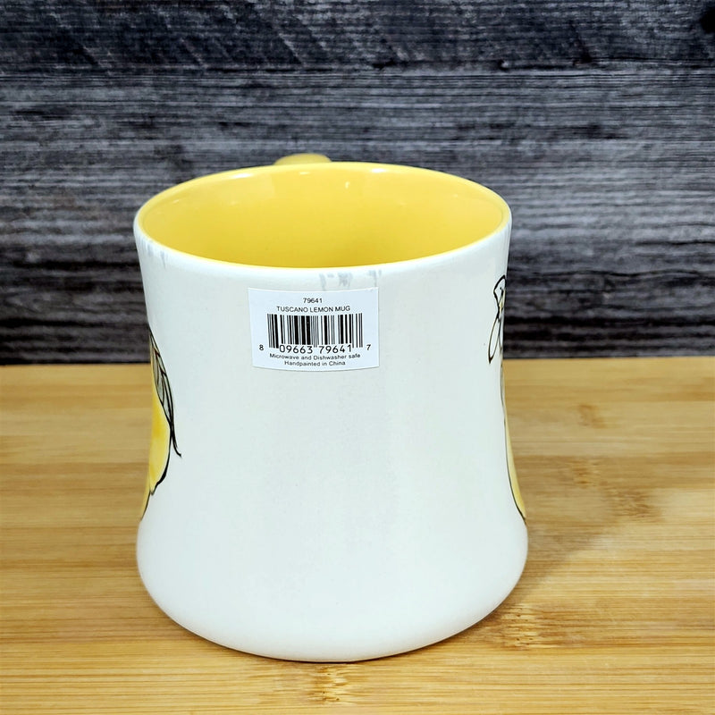 Load image into Gallery viewer, Lemon Art Mug Ceramic Coffee Tea Cup Yellow Interior Fruit Home Deco Blue Sky
