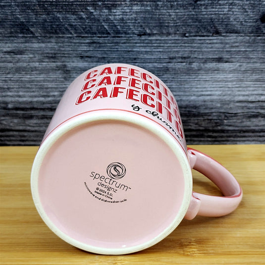 Spanish Coffee Mug Cafecito y Chisme - Coffee & Gossip - Pink Cup by Blue Sky