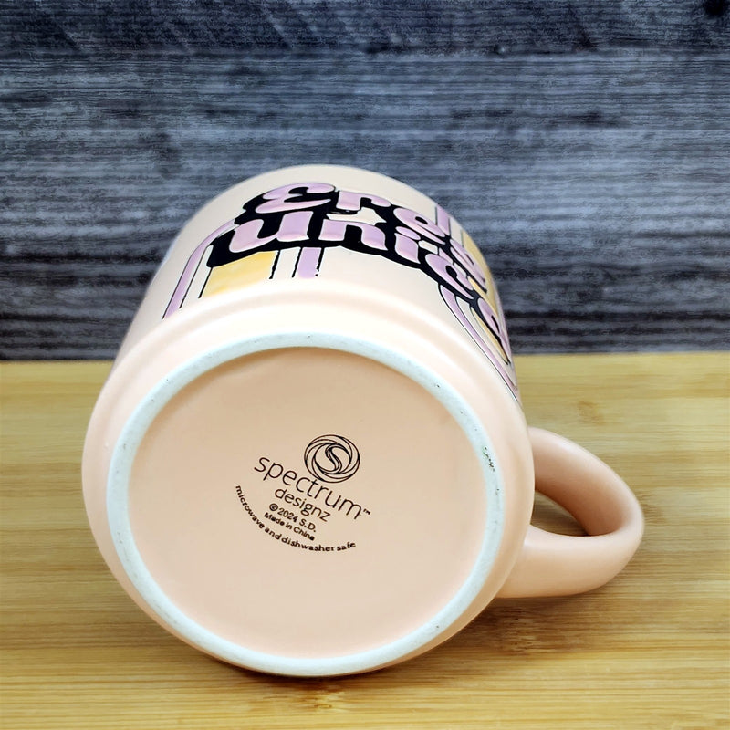 Load image into Gallery viewer, Spanish Coffee Mug Eres Unica - You are Unique - Retro Tea Cup Blue Sky Ceramic
