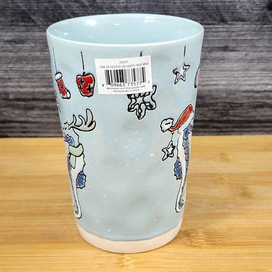 Tide of Festival Seahorse Mug Marine Ocean Coral Life Cup Blue Sky Ceramic