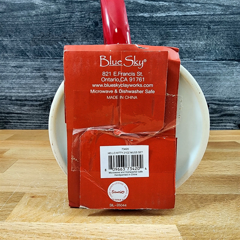 Load image into Gallery viewer, Hello Kitty Strawberry Theme Coffee Mug Set Ceramic Tea Cup 21oz by Blue Sky
