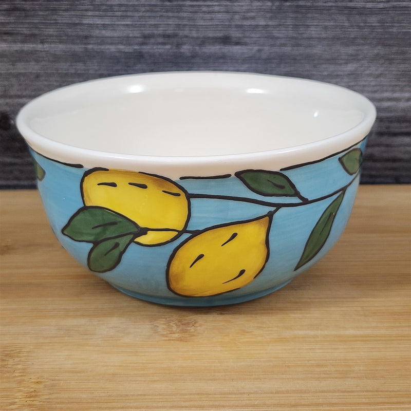 Load image into Gallery viewer, Lemon Sky Floral Festive Server Bowl 6 inch (15cm) by Blue Sky Heather Goldminc
