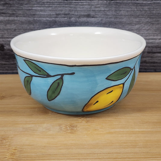 Lemon Sky Floral Festive Server Bowl 6 inch (15cm) by Blue Sky Heather Goldminc