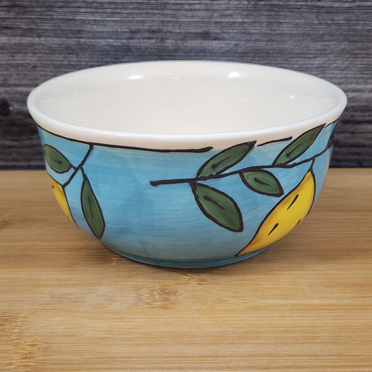 Lemon Sky Floral Festive Server Bowl 6 inch (15cm) by Blue Sky Heather Goldminc