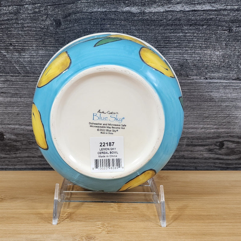 Load image into Gallery viewer, Lemon Sky Floral Festive Server Bowl 6 inch (15cm) by Blue Sky Heather Goldminc
