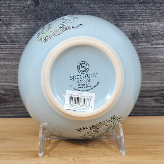 Tide of Festive Delights Bowl Sea Horse Server 6 inch (15cm) Dish by Blue Sky