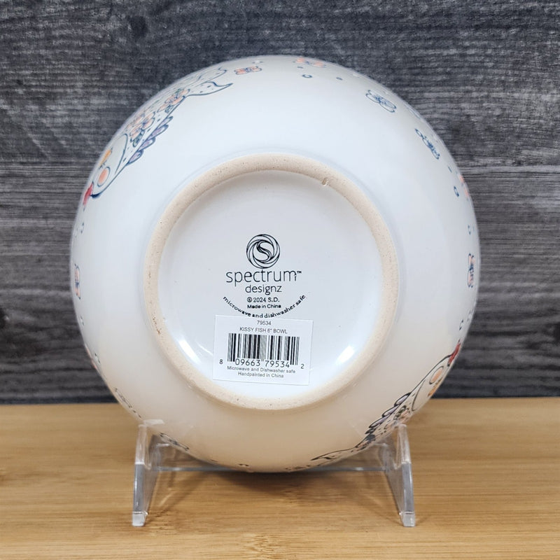 Load image into Gallery viewer, Kissy Fish Bowl Server 6 inch (15cm) Dish by Blue Sky
