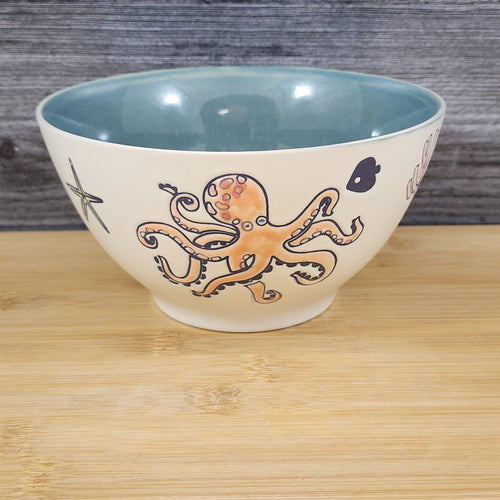 Finn and Fish Bowl Octopus and Stars Server 6 inch (15cm) Dish by Blue Sky
