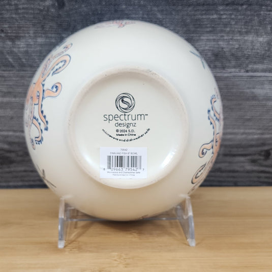 Finn and Fish Bowl Octopus and Stars Server 6 inch (15cm) Dish by Blue Sky