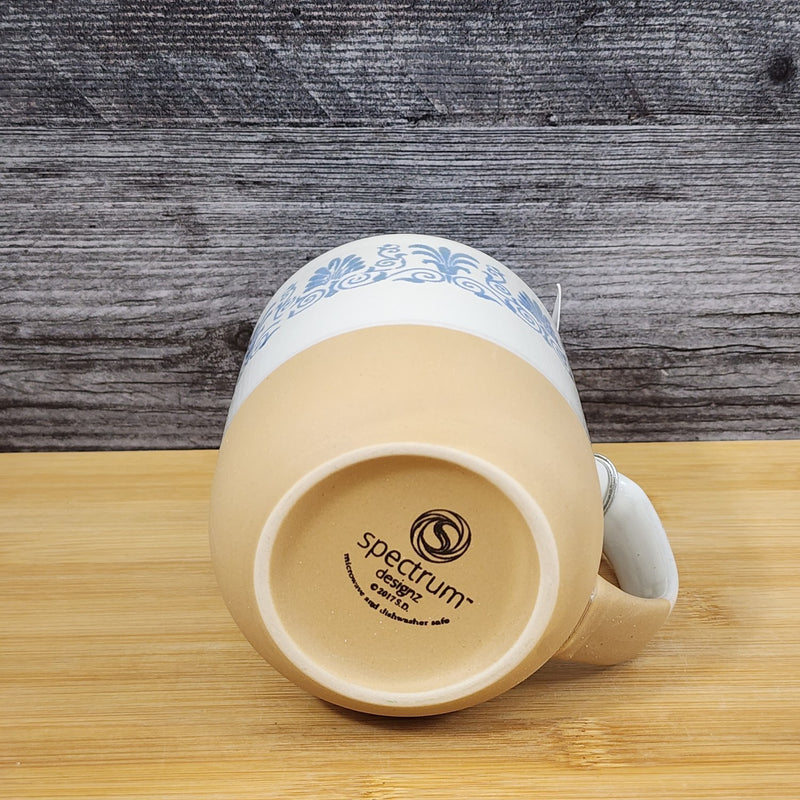 Load image into Gallery viewer, Tuscan Vineyard Grapevine Mug Ceramic Coffee Cup Rustic Blue Sky 17oz
