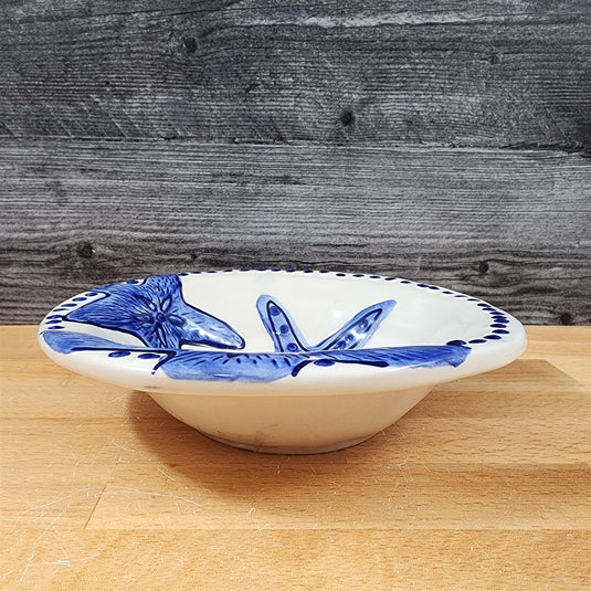 Magic Sea Starfish Bowl Embossed 7.25" Round Nautical Ocean Theme by Blue Sky