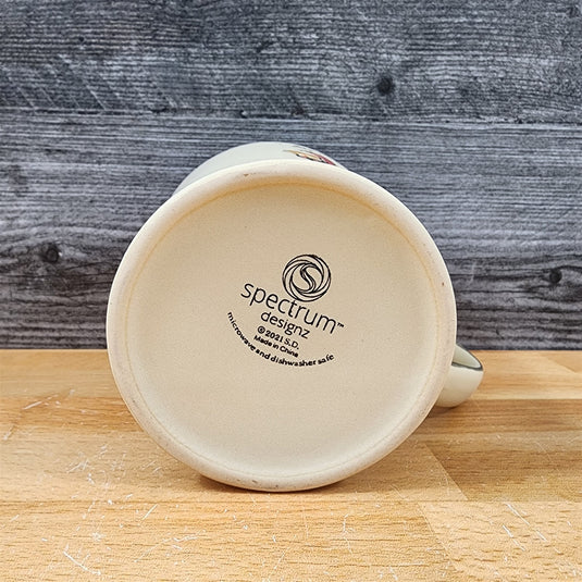 Buffalo Check Snowman Holiday 16 oz Mug and Ornament Set Ceramic Blue Sky