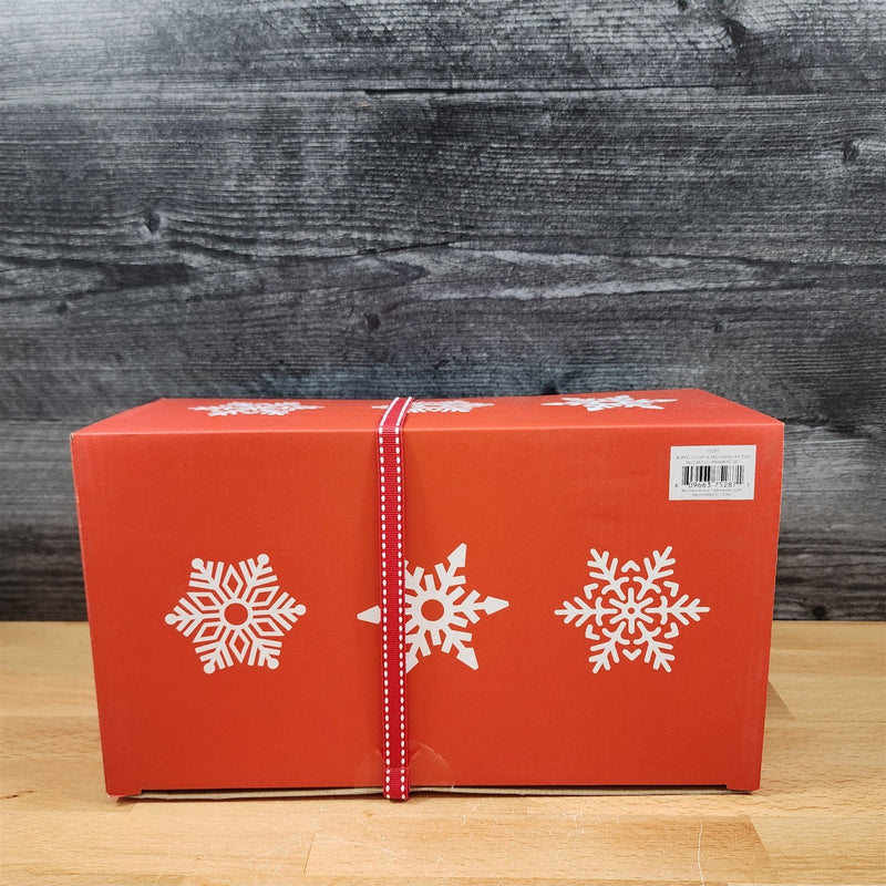 Load image into Gallery viewer, Buffalo Check Snowman Holiday 16 oz Mug and Ornament Set Ceramic Blue Sky
