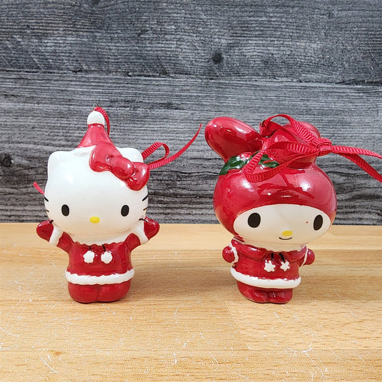 Hello Kitty and Friends Figurine Ornament Set with Gift Box Ceramic Blue Sky