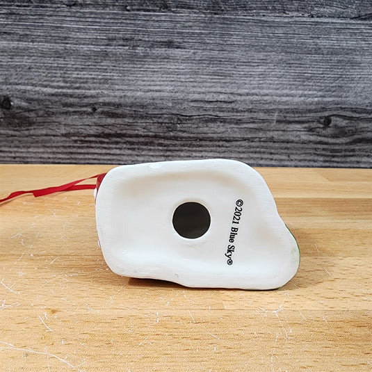 Retro Christmas Camper Mug & Matching Ornament Set Holiday & Gift Box Blue Sky