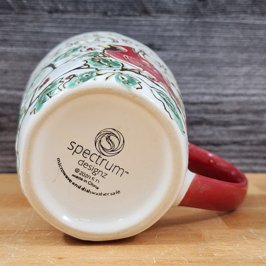 Christmas Cardinal Mug & Matching Ornament Set Holiday & Gift Box Blue Sky