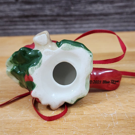 Christmas Cardinal Mug & Matching Ornament Set Holiday & Gift Box Blue Sky