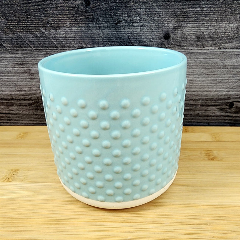 Load image into Gallery viewer, Hello Kitty Ceramic Flower Planter Canister Embossed 5" Pebbled look by Blue Sky
