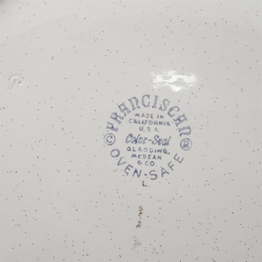 Franciscan Casserole Dish Fern Dell 2Qt 8" with Cover Lid Round Ceramic Bowl